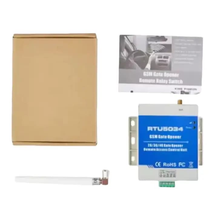 Offre Spéciale : Contrôleur d'accès à distance 4G GSM pour ouverture de portail automatique RTU5034 avec 1 sortie relais pour garages - Prix original