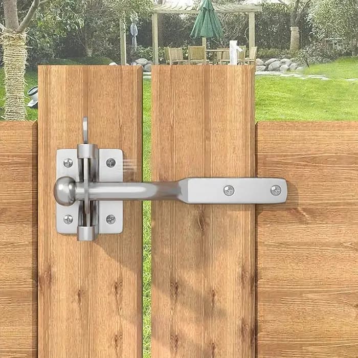 Loquet de Porte de Clôture en Acier au Carbone