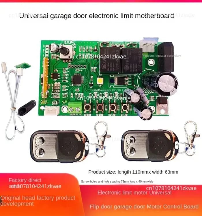 Carte principale de porte de garage à limite électronique universelle