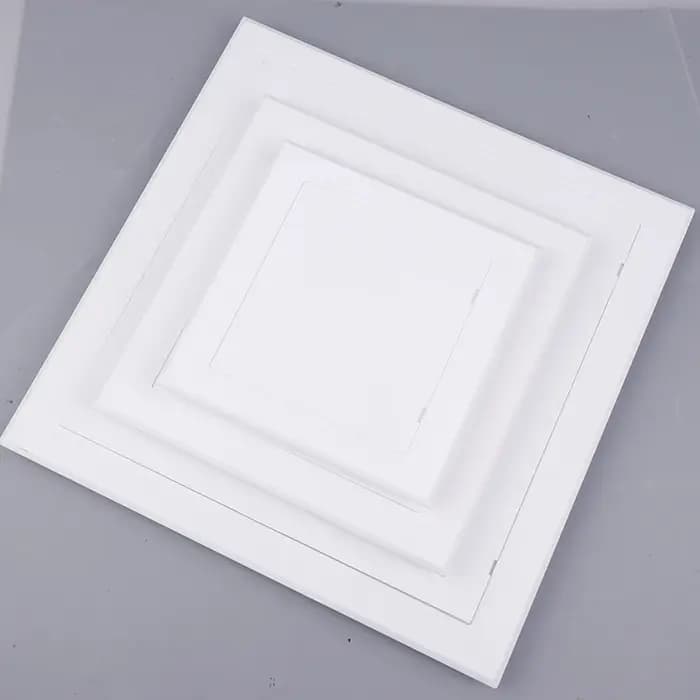 Porte d'accès en PVC blanc universelle