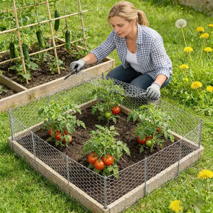 Filet de clôture agricole 5m/10m/15m, grillage hexagonal robuste pour volailles et animaux de compagnie, barrière de jardin en rouleau