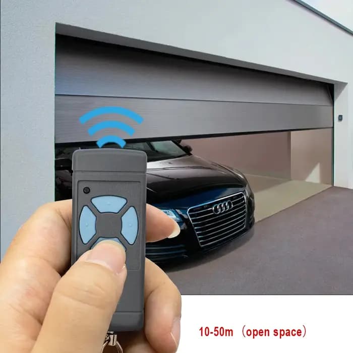 Télécommande de porte de garage HSE2 HSE4 HSM2 HSM4 HS2 HS4 868 MHz avec bouton bleu