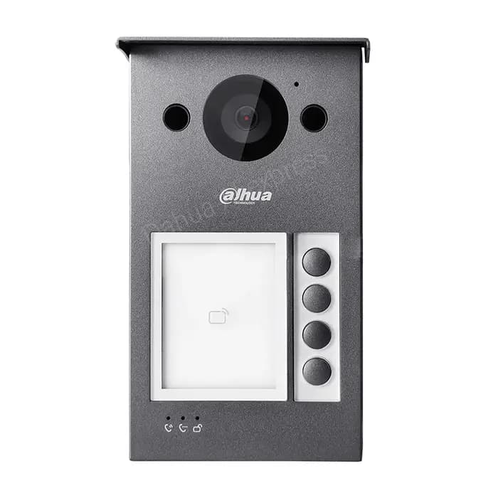 Dahua Original 2MP IP & WiFi Station de porte de Villa entièrement en métal 4 boutons interphone vid