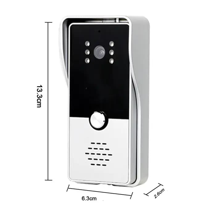 Homefong 7 pouces visiophone avec serrure électronique RFID interphone vidéo système de contrôle d'accès de porte déverrouiller parler nuit