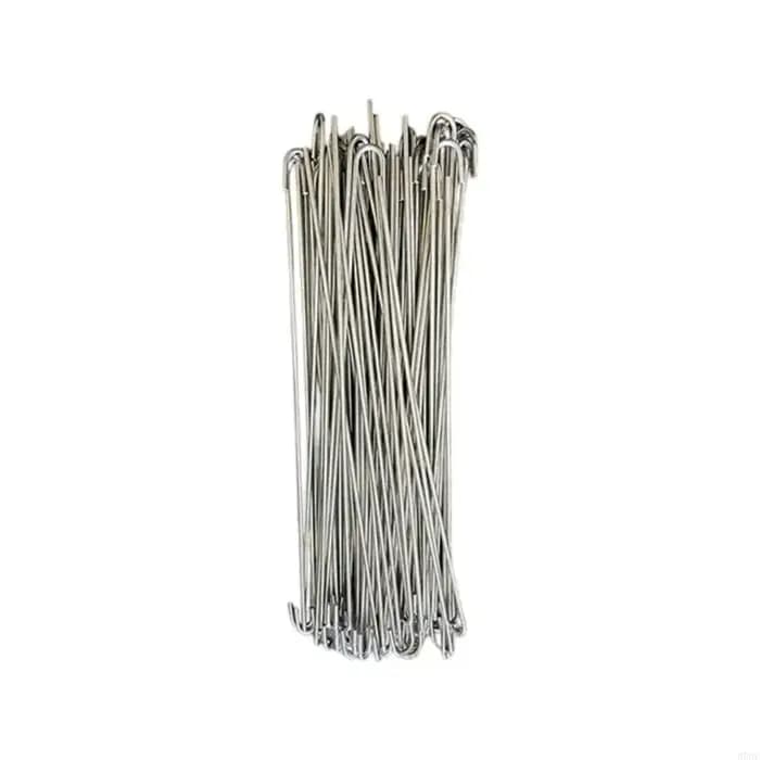Attaches clôture à maillons chaîne en acier inoxydable, 100 pièces, pour jardin, ferme, renforcement