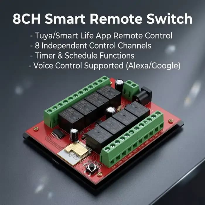 Module de relais Wi-Fi 8 canaux pour domotique