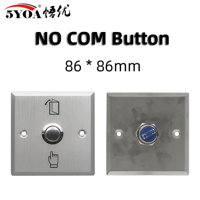 Bouton de sortie en acier inoxydable