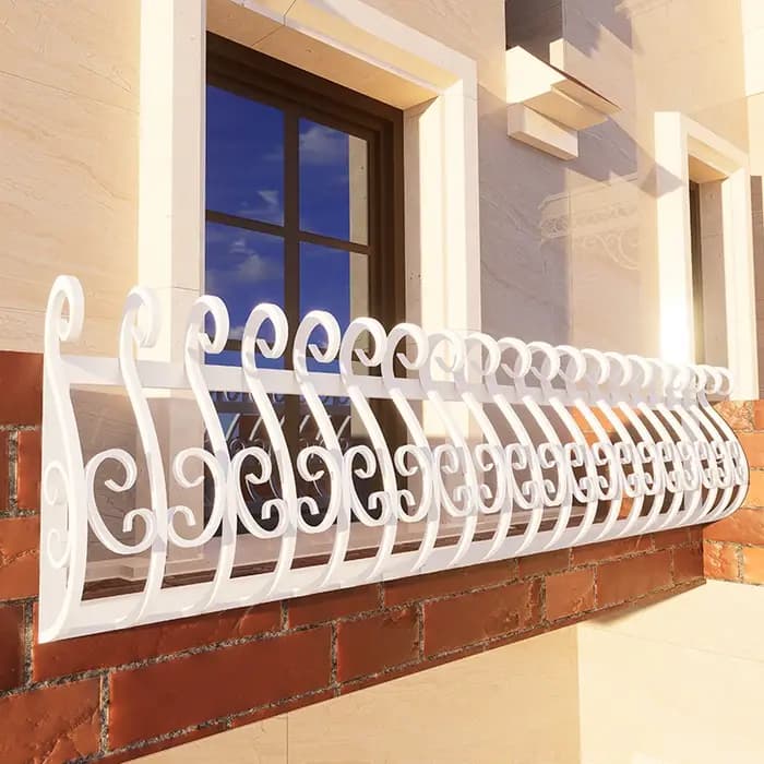 Professionnel personnalisé en alliage d'aluminium balcon garde-corps villa cour jardin clôture terrasse