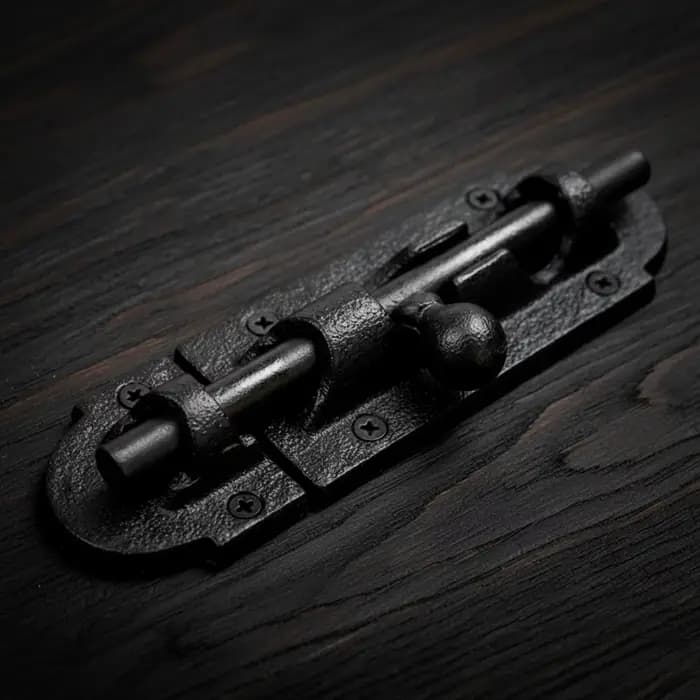 Loquet de porte coulissant de style antique, verrou de portail coulissant, quincaillerie extérieure
