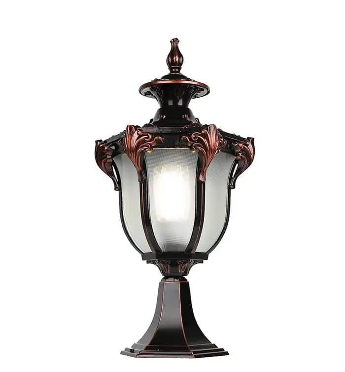 Lampe murale pour pilier, style européen rétro, LED, pour maison, villa, portail, cour extérieure, lumière super brillante