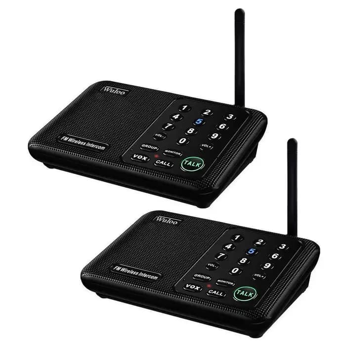 Système d'interphone sans fil longue portée Wuloo 1 Mile pour la maison, les bureaux et les entrepri
