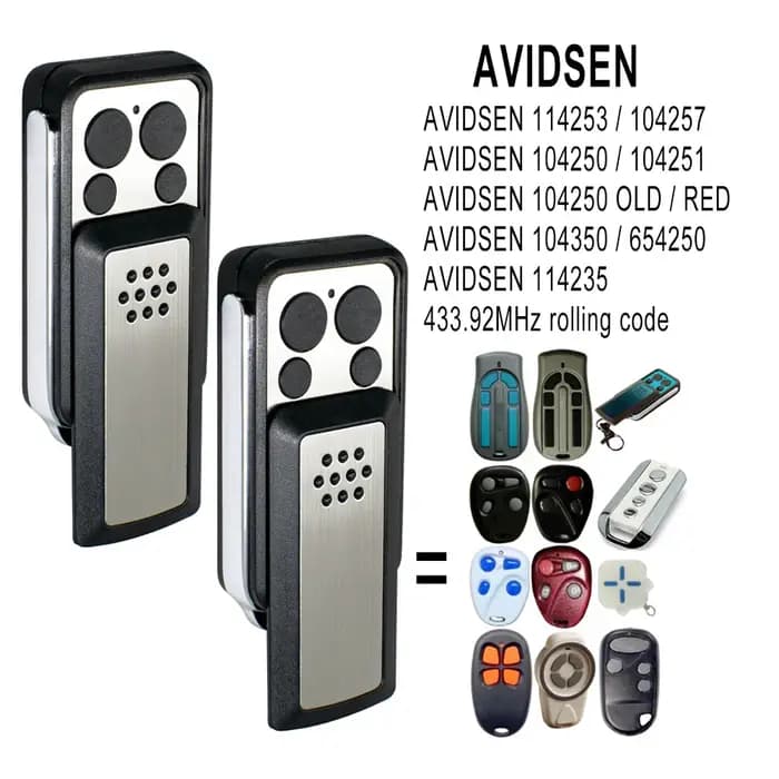 AVIDSEN – commande de porte de Garage télécommandée