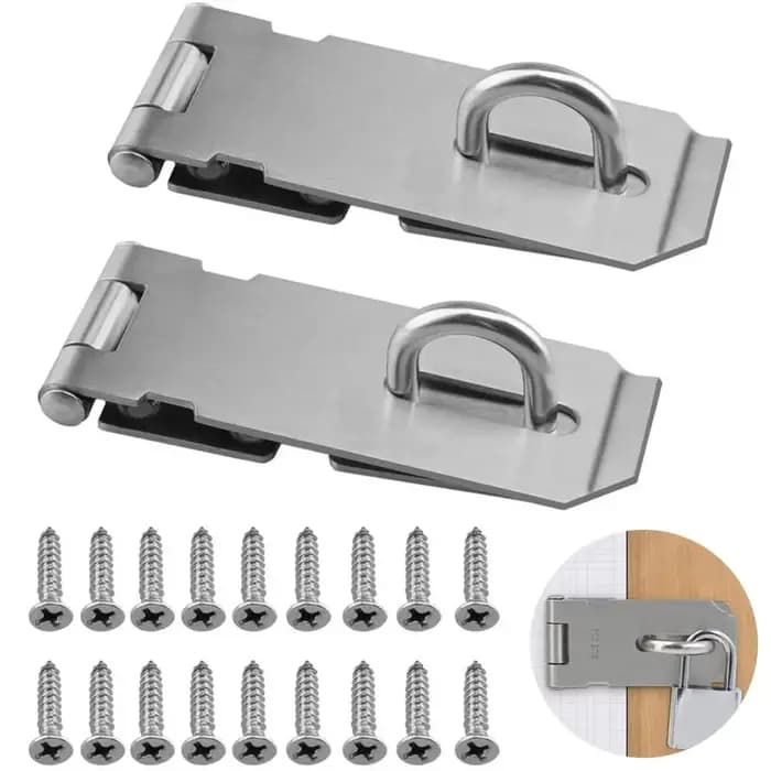 Serrure de porte anti-effraction à angle droit