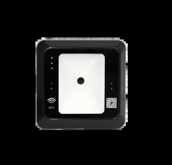 Lecteur de contrôle d'accès intelligent QR500 avec scanner de codes QR, codes-barres et NFC, Wiegand