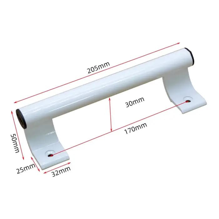 Poignée exposée en alliage d'aluminium poignée de porte coulissante robuste poignée de porte en verre poignées de porte coulissante en verre