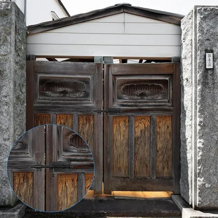 Loquet de porte, boulons coulissants
