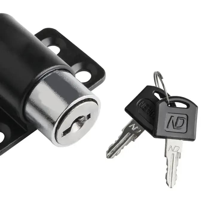 2 clés, 1 jeu de serrures pour portes et fenêtres coulissantes avec protection de sécurité