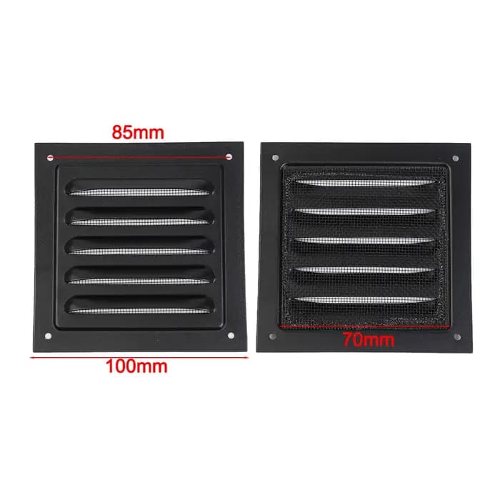 Couvercle de calandre en aluminium conçu pour une utilisation durable dans des zones de haute circulation comme des cuisines et des toilettes