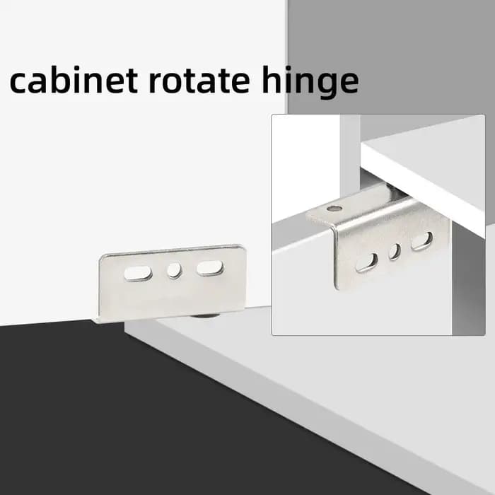 Jeu de charnières pivotantes à Angle droit en fer