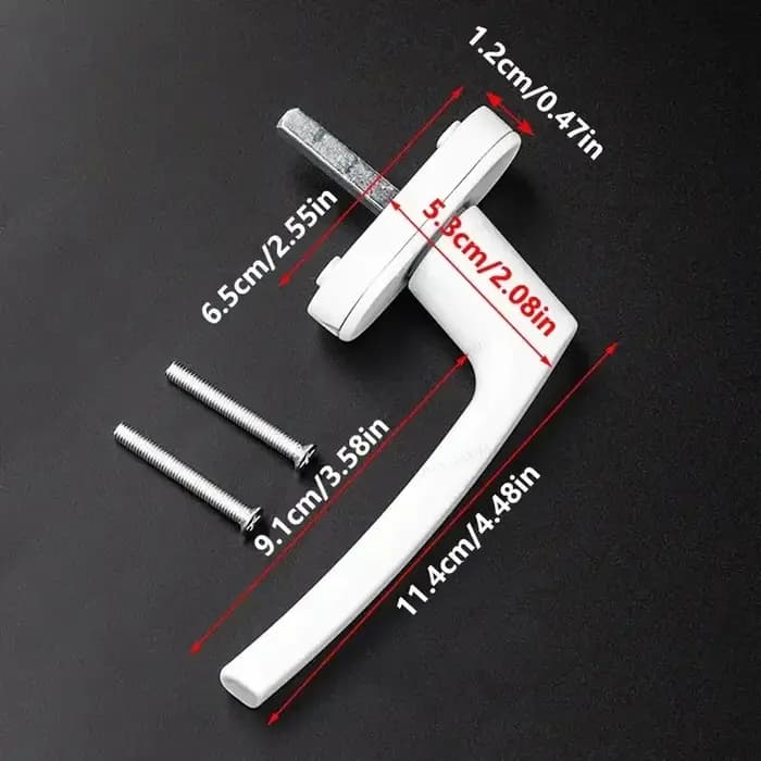 Poignée de fenêtre coulissante en alliage durable