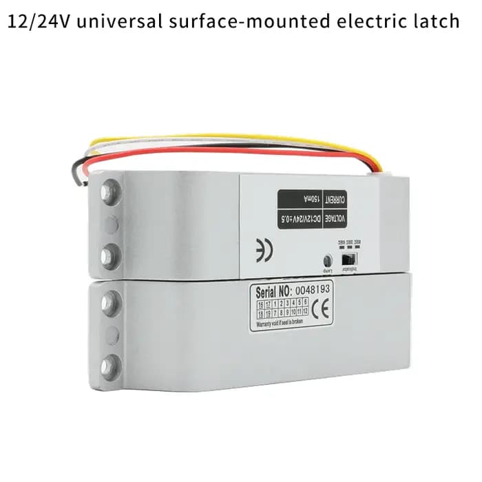 12V ou 24V Exposés Électrique Loquet Porte En Bois, Porte En Fer, Porte Coupe-Feu, Réglage du Retard