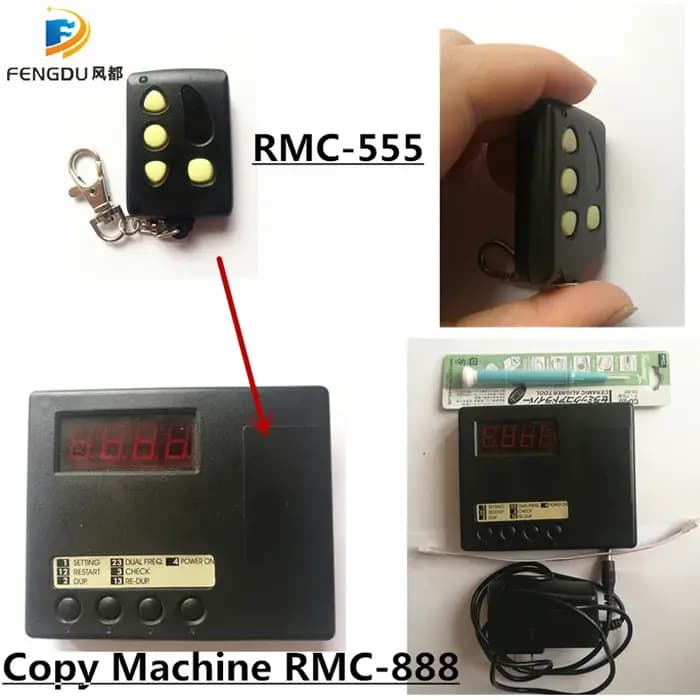 Duplicateur de télécommande remocon rmc888 pour machine à copier à code fixe
