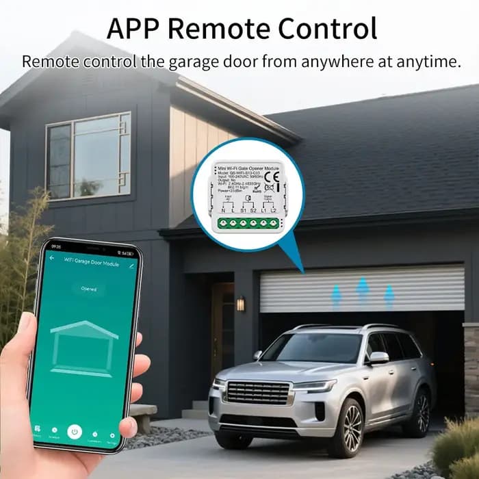 Module d'interrupteur intelligent pour porte de garage Tuya WiFi Zigbee