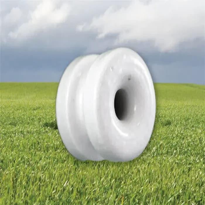 Poteau d'angle de clôture électrique en porcelaine