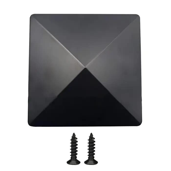 Bouchon de Protection de poteau de clôture en plastique dur de 4 pouces, 1/4 pièces, pour clôture ex