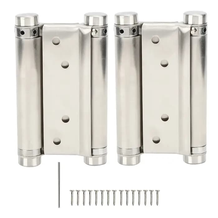 Charnière à ressort double action de 4 pouces pour portes battantes de saloon, de café, de maison, d