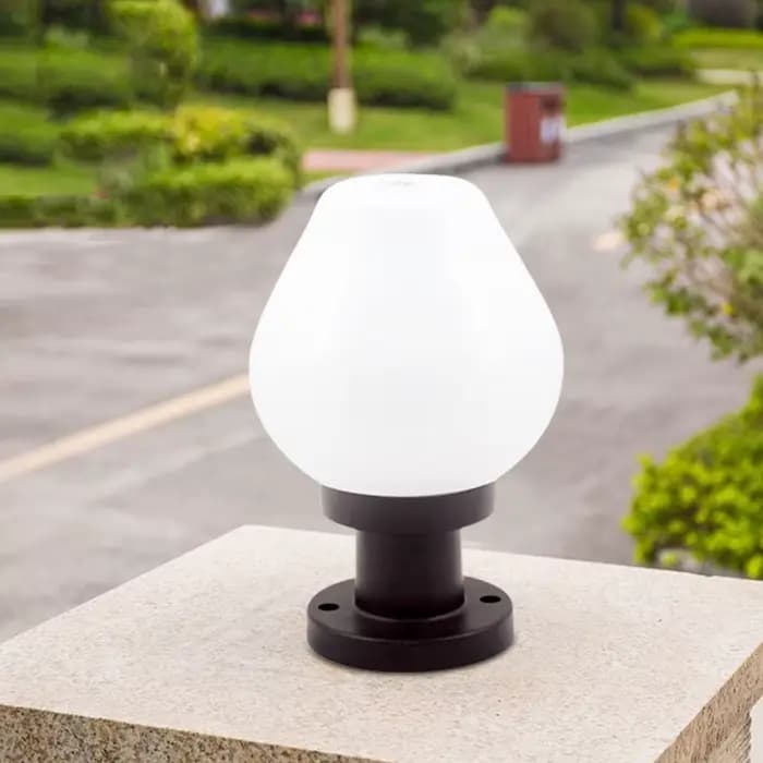 Lampe de poteau extérieure étanche super lumineuse pour portail, éclairage domestique extérieur, lampe d'ingénierie pour poteau de porte