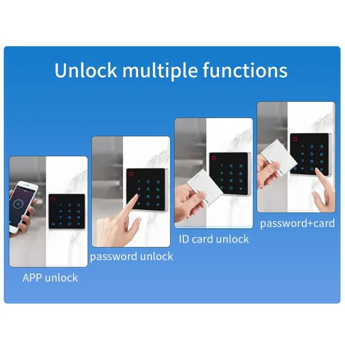 Clavier de contrôle d'accès intelligent autonome avec rétroéclairage