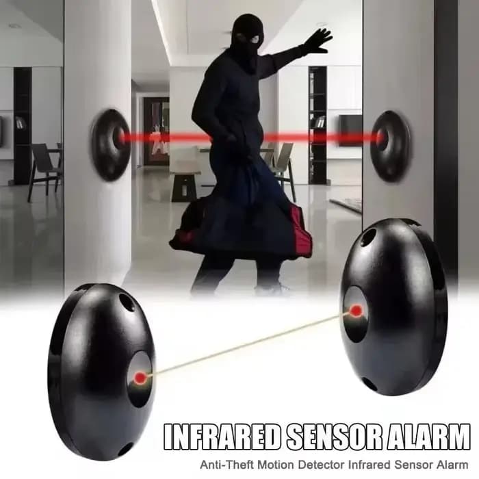 Capteur d'alarme pour porte de sécurité, détecteur de cellule photoélectrique à faisceau de sécurité