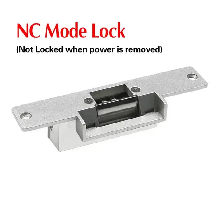 Système de contrôle d'accès de porte en acier inoxydable, serrure à gâche électrique, mode NC, sécur