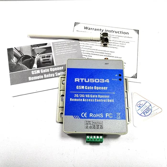 Ouvre-porte GSM 2G/4G RTU5034, interrupteur à distance GSM