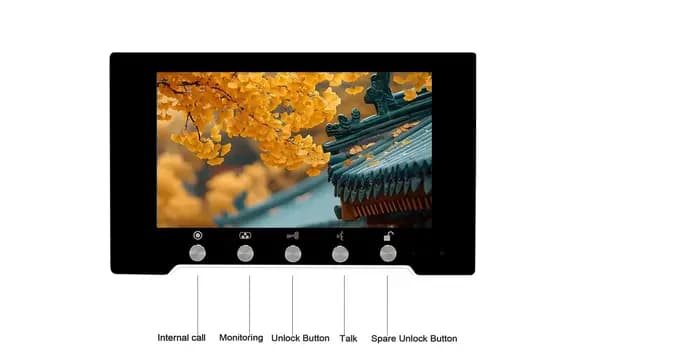 Homefong 7 pouces visiophone système d'interphone vidéo pour maison Villa moniteur étanche à la pluie extérieur RFID déverrouiller sonnette caméra