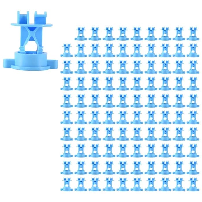 Isolateurs de fil de clôture électrique ABDR-100Pcs, accessoires de clôture électronique à impulsion