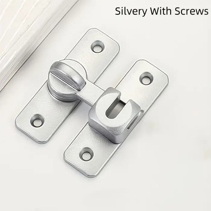 Loquet de porte coulissante robuste en alliage de zinc