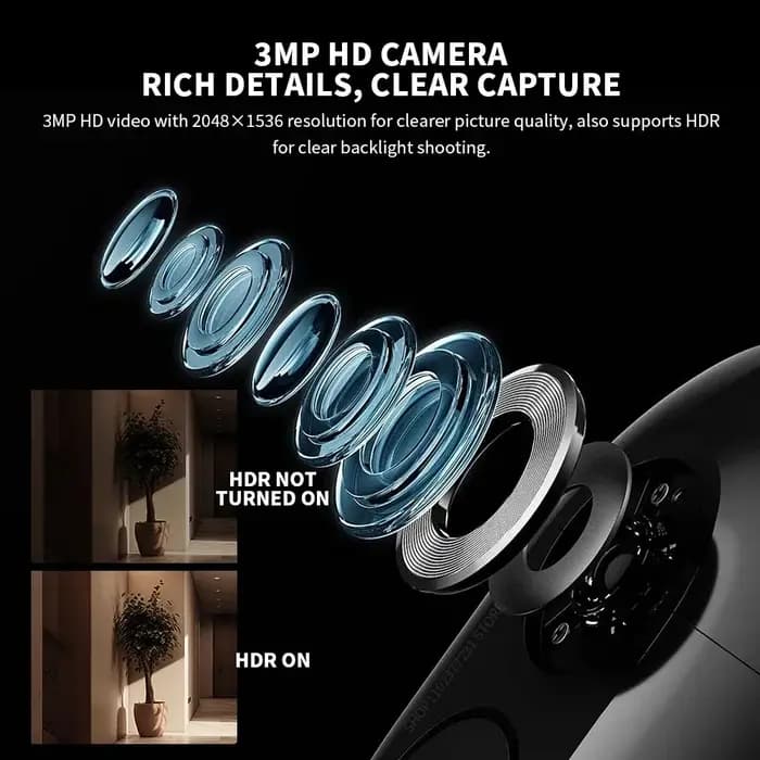 Caméra de porte intelligente Xiaomi Smart Cat Eye 2 WiFi sans fil