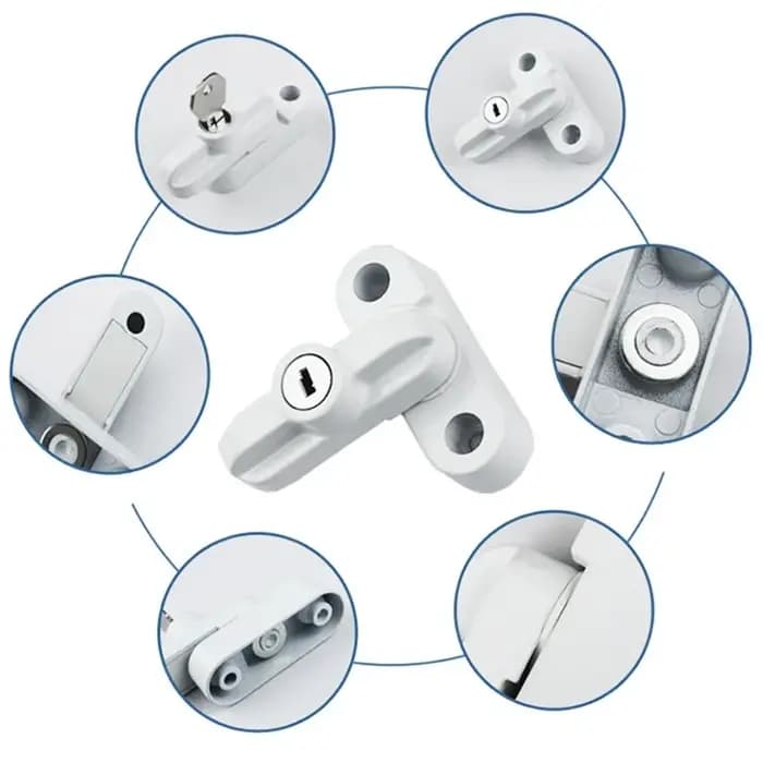 Serrures en T avec clé serrure de fenêtre externe boucle