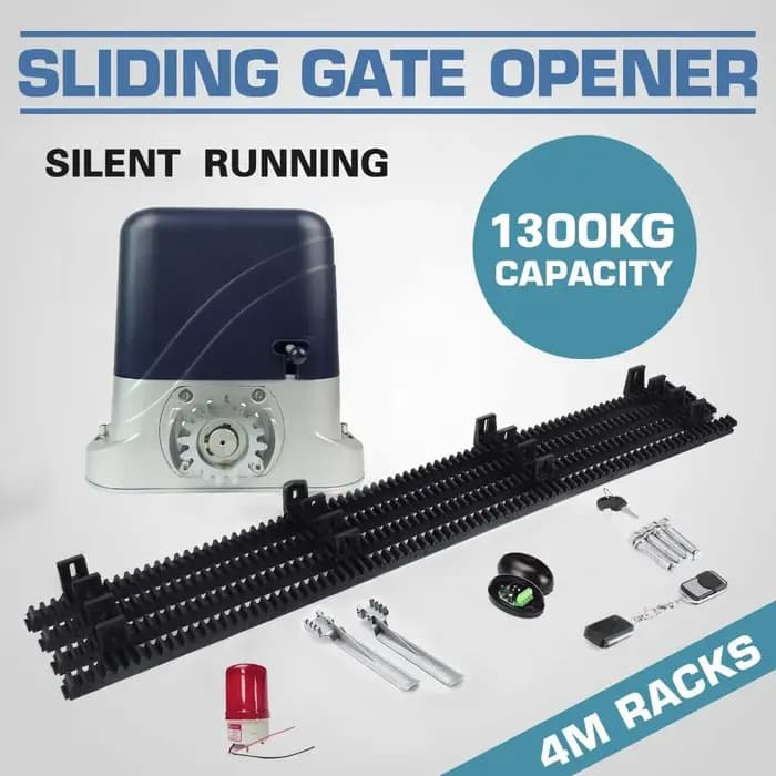 GALO-Ouvre-porte électrique coulissant, moteur automatique, kit de télécommande sans fil, nylon muet 4m T1, 500 ~ 1300kg