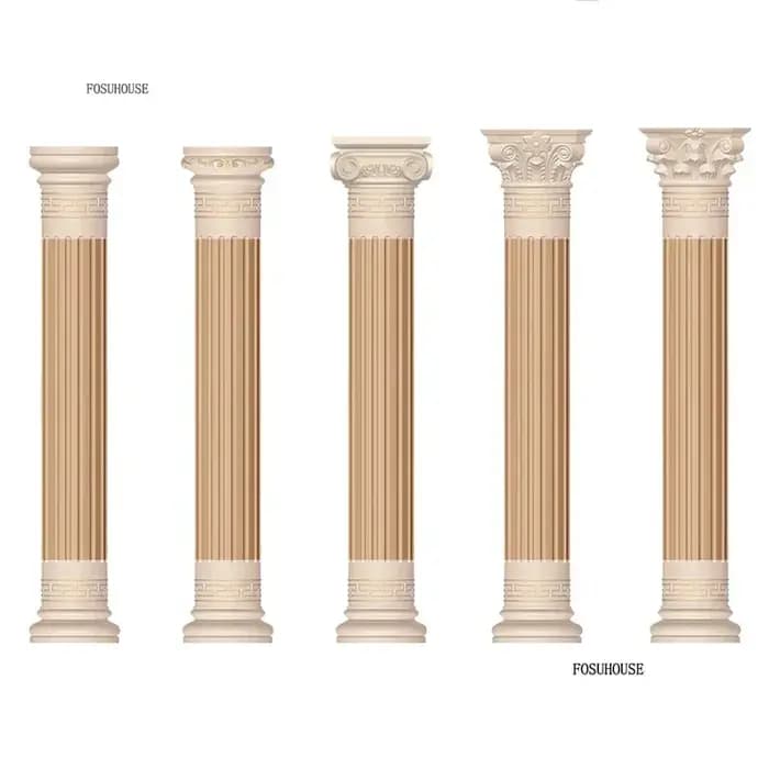 Moule de colonne romaine épaissi et durable pour accessoires de portail de villa italienne