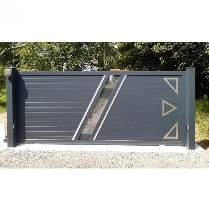 Porte de treillis de clôture de porte de luxe de vente chaude
