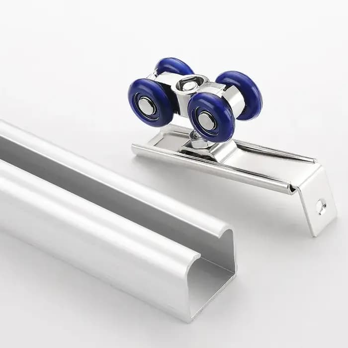 2 pièces/ensemble porte coulissante rouleau matériel portes coulissantes poulie 4/8 roues maison chambre