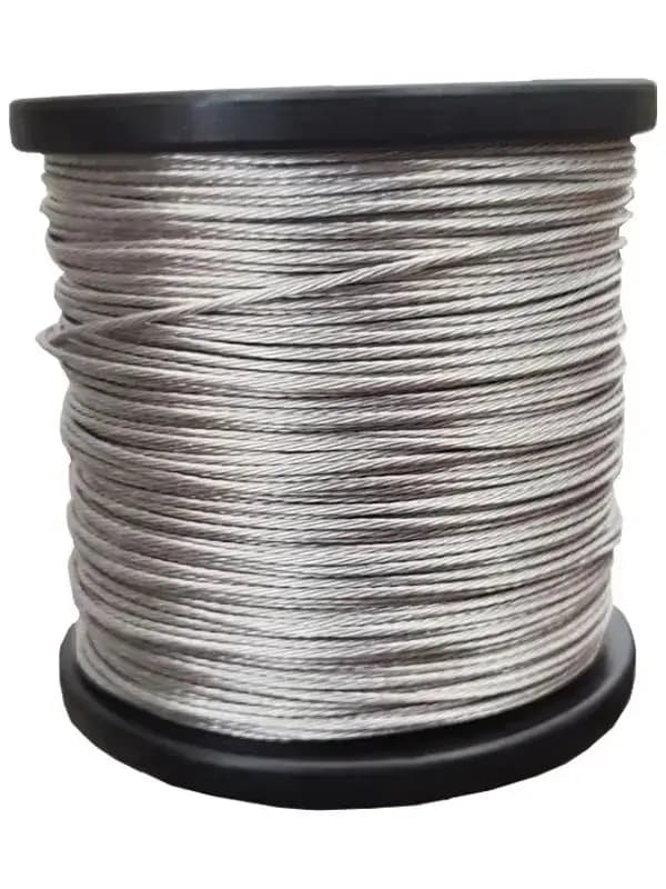 Fil de clôture électrique en alliage d'aluminium et de magnésium de 200 m, 1,8 mm, conducteur haute