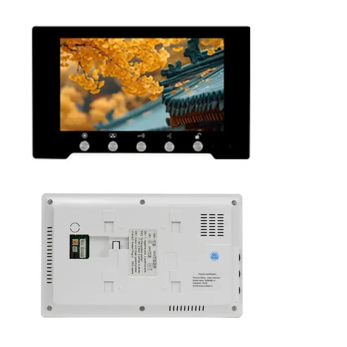 Homefong 7 pouces visiophone système d'interphone vidéo pour maison Villa moniteur étanche à la pluie extérieur RFID déverrouiller sonnette caméra