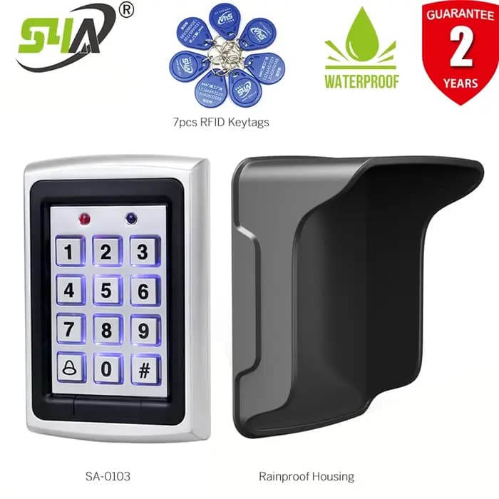 Clavier de contrôle d'accès en métal S4A RFID