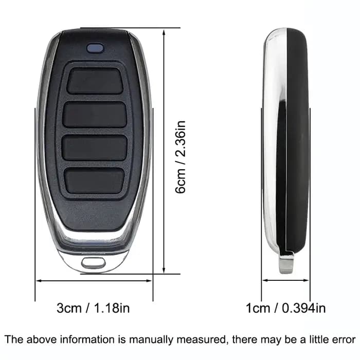 Globmatic Télécommande 868MHz pour portail électrique et porte de garage