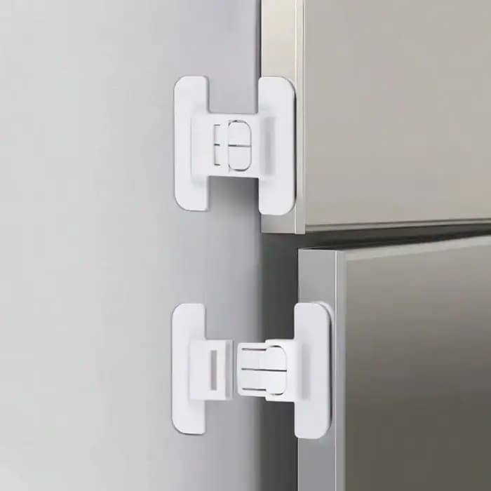2 mécanismes de verrouillage anti-pincement multi-usages. Conception à double verrouillage. Serrure