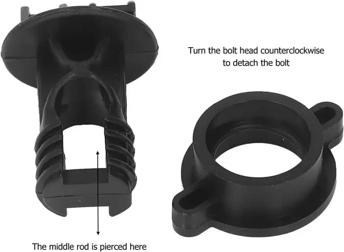 50 isolateurs de clôture électrique en vrac, clips ronds pour poteaux, isolateurs de fil électrique pour poteaux en bois, fixation de fil pour clôture de ferme